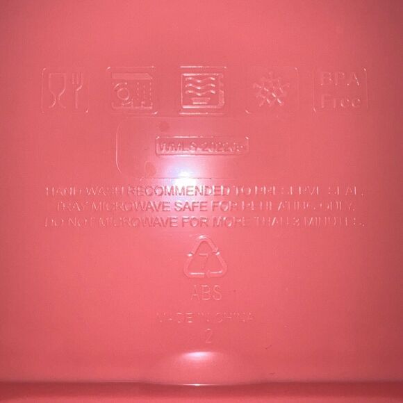 Your Zone Kids Pink Bento Box Plastic Lunch Container 4 Compartment - Picture 11 of 15